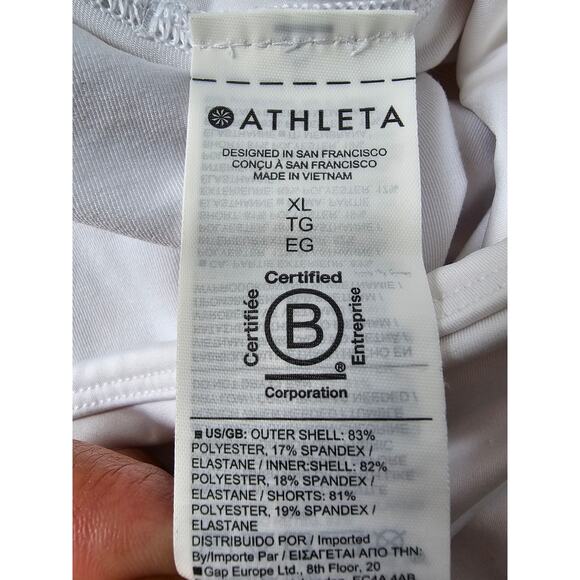 ATHLETA  Ace Mesh Skort Jupe-Short White size XL - Picture 8 of 11